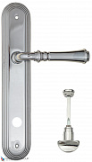 Дверная ручка на планке Fratelli Cattini "GRACIA" WC-2 PL288-CR полированный хром