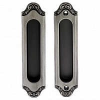 Ручки для раздвижных дверей (цена за комплект): ACANTO BL. SILVER (SD) черненое серебро