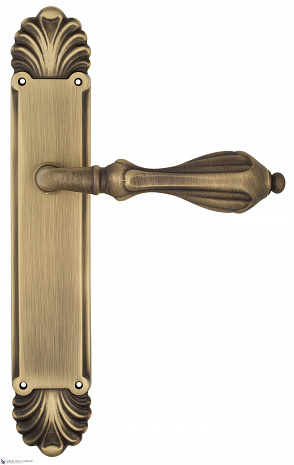 Дверная ручка Venezia "ANAFESTO" на планке PL87 матовая бронза