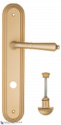 Дверная ручка на планке Fratelli Cattini "TOSCANA" WC-2 PL288-BS матовая латунь