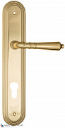 Дверная ручка на планке Fratelli Cattini "TOSCANA" CYL PL288-OLV полированная латунь