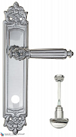 Дверная ручка на планке Fratelli Cattini "TORCELLO" WC-2 PL96-CR полированный хром