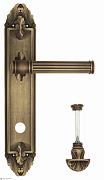 Дверная ручка Venezia "IMPERO" WC-4 на планке PL90 матовая бронза