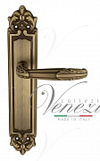 Дверная ручка Venezia "ANGELINA" на планке PL96 матовая бронза