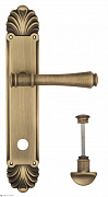 Дверная ручка Venezia "CALLISTO" WC-2 на планке PL87 матовая бронза