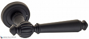 Дверная ручка на круглом основании Fratelli Cattini "MARANI" D1-NM матовый черный
