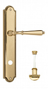 Дверная ручка Venezia "CLASSIC" WC-2 на планке PL98 полированная латунь