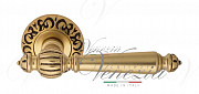 Дверная ручка Venezia "PELLESTRINA" D4 французское золото + коричневый