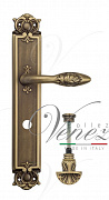 Дверная ручка Venezia "CASANOVA" WC-4 на планке PL97 матовая бронза