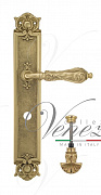 Дверная ручка Venezia "MONTE CRISTO" WC-4 на планке PL97 полированная латунь