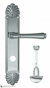 Дверная ручка Venezia "CALLISTO" WC-2 на планке PL87 полированный хром