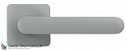Дверная ручка на круглом основании COLOMBO ONE CC11RSB-C04 матовый серебристый