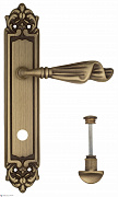 Дверная ручка Venezia "OPERA" WC-2 на планке PL96 матовая бронза