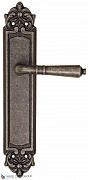 Дверная ручка на планке Fratelli Cattini "TOSCANA" PL96-IA античное серебро
