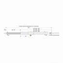 Оконный замок ABUS Tele-Z 140 (1010-1400мм) Chr (хромиров.)