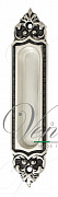 Ручка для раздвижной двери Venezia U122 натуральное серебро + черный (1шт.)