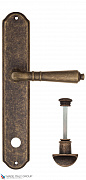 Дверная ручка на планке Fratelli Cattini "TOSCANA" WC-2 PL02-BA античная бронза