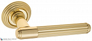 Дверная ручка Venezia "EXA TUBE" D8 полированная латунь