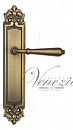 Дверная ручка Venezia "CLASSIC" на планке PL96 матовая бронза