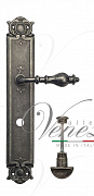 Дверная ручка Venezia "GIFESTION" WC-2 на планке PL97 античное серебро