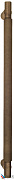 Ручка скоба Fratelli Cattini "UNA X" 450мм (400мм) BY матовая бронза