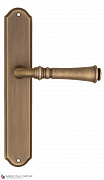 Дверная ручка на планке Fratelli Cattini "GRACIA" PL02-BY матовая бронза