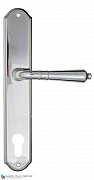 Дверная ручка на планке Fratelli Cattini "TOSCANA" CYL PL02-CR полированный хром