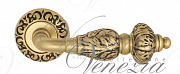 Дверная ручка Venezia "LUCRECIA" D4 французское золото + коричневый