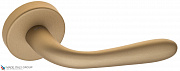 Дверная ручка на круглом основании Fratelli Cattini "GOCCIA" 7-KD золото крайола