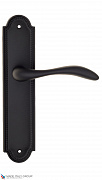 Дверная ручка на планке Fratelli Cattini "LUCCIA" PL248-NM матовый черный