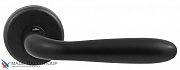 Дверная ручка на круглом основании COLOMBO Robot CD41RSB-NM матовый черный