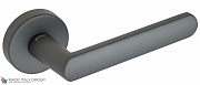 Дверная ручка на круглом основании Fratelli Cattini "NEVADA" 7-GA антрацит серый