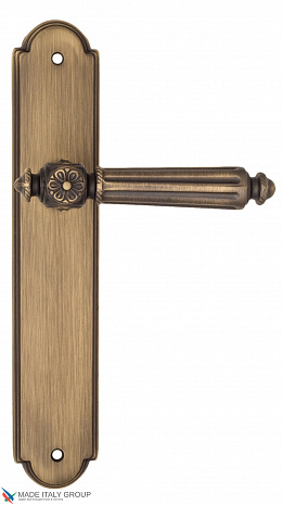 Дверная ручка на планке Fratelli Cattini "TORCELLO" PL257-BY матовая бронза