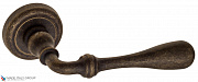 Дверная ручка на круглом основании Fratelli Cattini "RETRO" D1-BA античная бронза