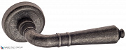 Дверная ручка на круглом основании Fratelli Cattini "TOSCANA" D1-IA античное серебро