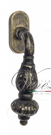 Ручка оконная Venezia "LUCRECIA" FW античная бронза