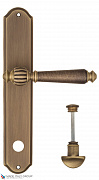 Дверная ручка на планке Fratelli Cattini "MARANI" WC-2 PL02-BY матовая бронза