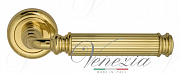 Дверная ручка Venezia "MOSCA" D1 полированная латунь