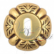 Накладка дверная под ключ буратино Venezia KEY-1 D5 французское золото + коричневый (2шт.)