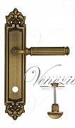 Дверная ручка Venezia "MOSCA" WC-2 на планке PL96 матовая бронза