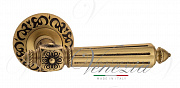Дверная ручка Venezia "CASTELLO" D4 французское золото + коричневый