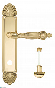 Дверная ручка Venezia "OLIMPO" WC-2 на планке PL87 полированная латунь