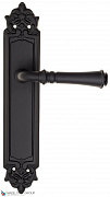 Дверная ручка на планке Fratelli Cattini "GRACIA" PL96-NM матовый черный