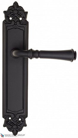 Дверная ручка на планке Fratelli Cattini "GRACIA" PL96-NM матовый черный