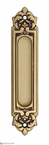 Ручка для раздвижной двери Venezia U122 DECOR французское золото + коричневый (1шт.)
