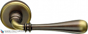 Дверная ручка на круглом основании COLOMBO Ida ID31RSB-BR бронза