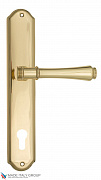 Дверная ручка Venezia "CALLISTO" CYL на планке PL02 полированный хром