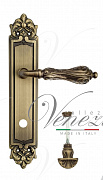 Дверная ручка Venezia "MONTE CRISTO" WC-4 на планке PL96 матовая бронза