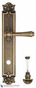 Дверная ручка Venezia "CALLISTO" WC-4 на планке PL97 матовая бронза