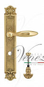 Дверная ручка Venezia "MAGGIORE" WC-4 на планке PL97 полированная латунь